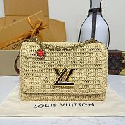 Fortok Louis Vuitton TWIST SLIM Raffia 19*7*15cm - 1