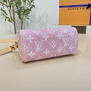 Fortok Louis Vuitton Speedy Denim Pink 16*10*7.5cm - 3