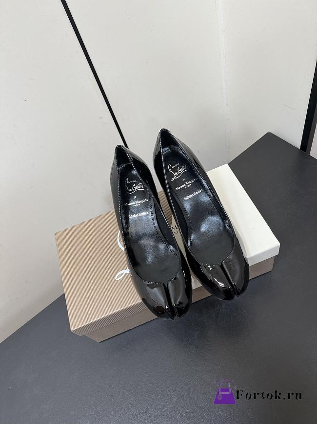 Fortok Christian Louboutin CL x MM6 Maison Margiela 25 Black 6.5cm - 1