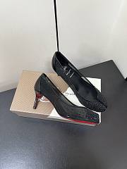 Fortok Christian Louboutin CL x MM6 Maison Margiela 25 Bridiela Una Strass Black 6.5cm - 1