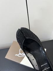 Fortok Christian Louboutin CL x MM6 Maison Margiela 25 Bridiela Una Strass Black 6.5cm - 6