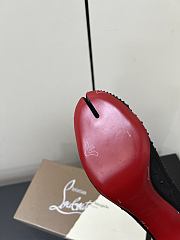 Fortok Christian Louboutin CL x MM6 Maison Margiela 25 Bridiela Una Strass Black 6.5cm - 5