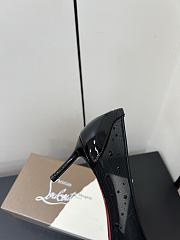 Fortok Christian Louboutin CL x MM6 Maison Margiela 25 Bridiela Una Strass Black 6.5cm - 4
