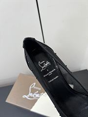 Fortok Christian Louboutin CL x MM6 Maison Margiela 25 Bridiela Una Strass Black 6.5cm - 3