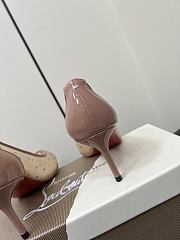Fortok Christian Louboutin CL x MM6 Maison Margiela 25 Bridiela Una Strass Beige 6.5cm - 5