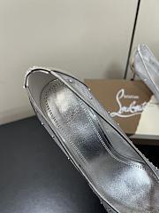 Fortok Christian Louboutin CL x MM6 Maison Margiela 25 Bridiela Una Strass White 6.5cm - 4