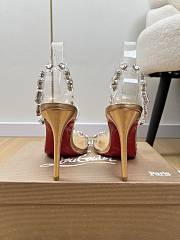 Fortok Christian Louboutin Rosalie Jewel Gold 10.5cm - 5