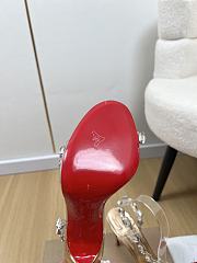 Fortok Christian Louboutin Rosalie Jewel Gold 10.5cm - 2