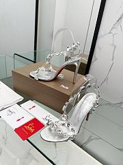 Fortok Christian Louboutin Rosalie Jewel Silver 10.5cm - 5