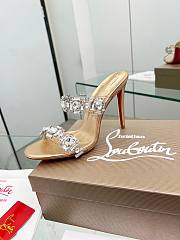 Fortok Christian Louboutin Just Jewel Gold 10.5cm - 3