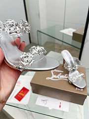 Fortok Christian Louboutin Just Jewel Silver 10.5cm - 4