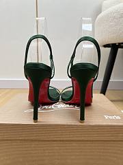 Fortok Christian Louboutin Rosalie Red Carpet Green 10.5cm - 6