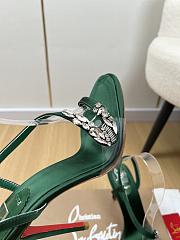 Fortok Christian Louboutin Rosalie Red Carpet Green 10.5cm - 4
