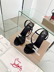 Fortok Christian Louboutin Rosalie Red Carpet Black 10.5cm - 1