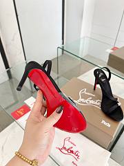 Fortok Christian Louboutin Rosalie Red Carpet Black 10.5cm - 6