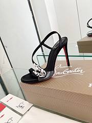 Fortok Christian Louboutin Rosalie Red Carpet Black 10.5cm - 5