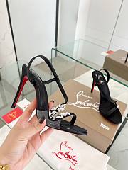 Fortok Christian Louboutin Rosalie Red Carpet Black 10.5cm - 4