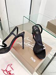 Fortok Christian Louboutin Rosalie Red Carpet Black 10.5cm - 3