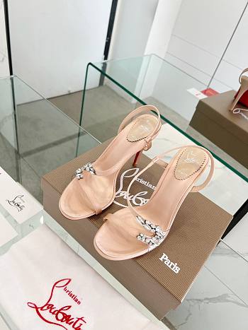 Fortok Christian Louboutin Rosalie Red Carpet Beige 10.5cm