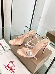 Fortok Christian Louboutin Rosalie Red Carpet Beige 10.5cm - 2