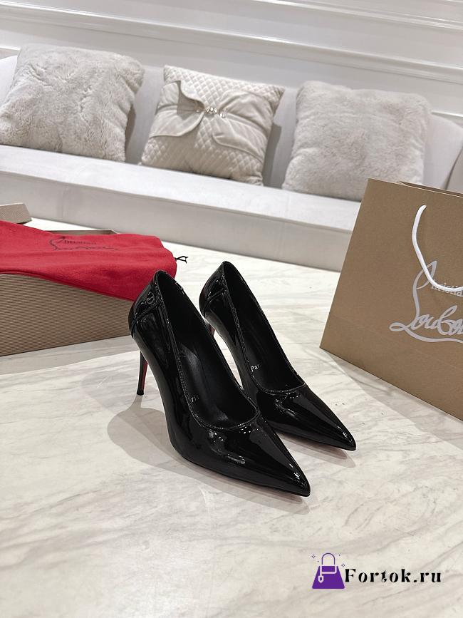 Fortok Christian Louboutin Miss Z Black 8.5cm - 1