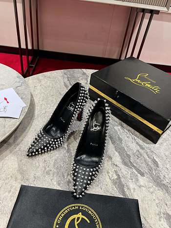 Fortok Christian Louboutin Condora Spikes 100 pumps Black 10cm