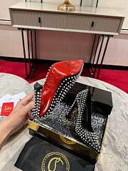 Fortok Christian Louboutin Condora Spikes 100 pumps Black 10cm - 2