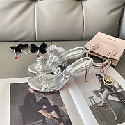 Fortok Christian Louboutin Just Jewel Silver 8cm - 4