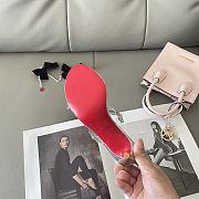 Fortok Christian Louboutin Just Jewel Silver 8cm - 3