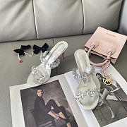 Fortok Christian Louboutin Just Jewel Silver 8cm - 2