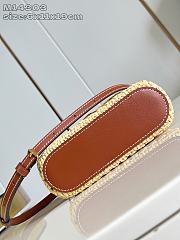 Fortok Louis Vuitton Vanity Chain Pouch Raffia 6.5 x 11.5 x 19cm - 4