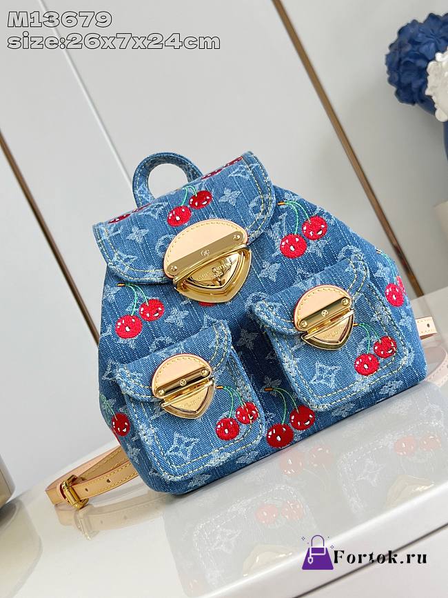 Fortok Louis Vuitton LV x TM Venice Backpack 26 x 7 x 24cm - 1