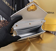 Fortok Dolce & Gabbana Devotion Bag Silver 19X4.5X13cm - 6