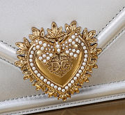 Fortok Dolce & Gabbana Devotion Bag Silver 19X4.5X13cm - 2