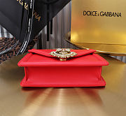 Fortok Dolce & Gabbana Devotion Bag Red 19X4.5X13cm - 4