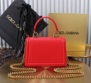 Fortok Dolce & Gabbana Devotion Bag Red 19X4.5X13cm - 5
