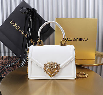 Fortok Dolce & Gabbana Devotion Bag White 19X4.5X13cm