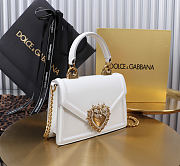 Fortok Dolce & Gabbana Devotion Bag White 19X4.5X13cm - 4