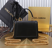Fortok Dolce & Gabbana Devotion Bag Black 19X4.5X13cm - 3