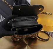 Fortok Dolce & Gabbana DG Girls Top Handle Leopard Print Bag 13.5*17.5*6.5cm - 5