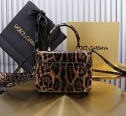 Fortok Dolce & Gabbana DG Girls Top Handle Leopard Print Bag 13.5*17.5*6.5cm - 4