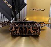 Fortok Dolce & Gabbana DG Girls Top Handle Leopard Print Bag 13.5*17.5*6.5cm - 3