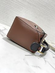 Fortok Loewe x Studio Ghibli Collection Susuwatari Mini Puzzle Brown Crossbody Bag 24*16*10cm - 4