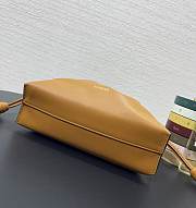 Fortok Loewe Flamenco clutch Brown 23.5*18*9cm - 5