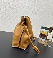Fortok Loewe Flamenco clutch Brown 23.5*18*9cm - 3