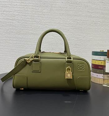 Fortok Loewe Amazona 23 cropped bag Green 24✕12✕9cm