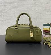 Fortok Loewe Amazona 23 cropped bag Green 24✕12✕9cm - 4