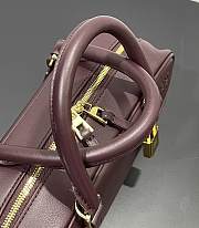 Fortok Loewe Amazona 23 cropped bag Rouge  24✕12✕9cm - 4