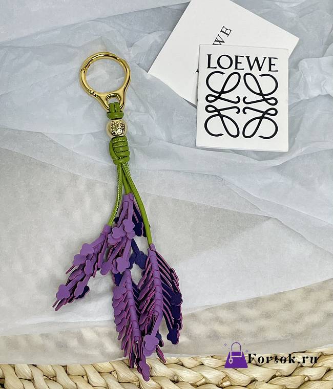 Fortok Loewe Classic Calfskin Lavender Pendant - 1