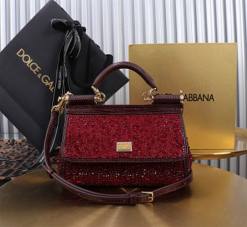 Fortok Dolce & Gabbana Sicily With Gemstone Red 11 x 18 x 6 cm
